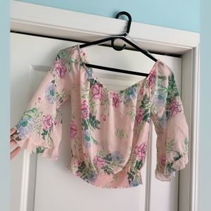 Off the shoulder blouse